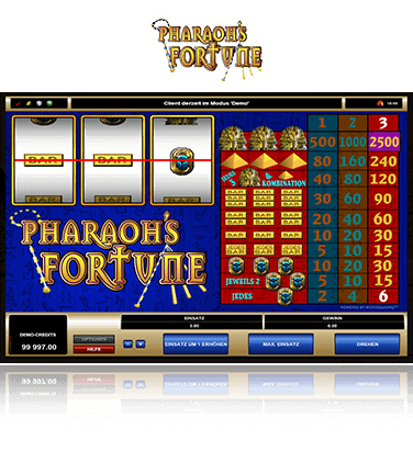 Microgaming Pharaohs Fortune Spiel