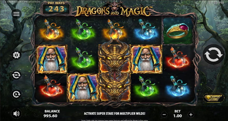 Dragons Slot Machine Dragons and Magic