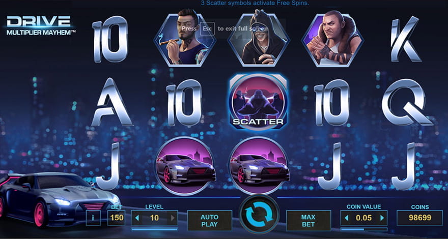 Drive: Multiplier Mayhem Slot