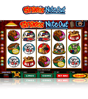 Spike's Nite Out Slot Game